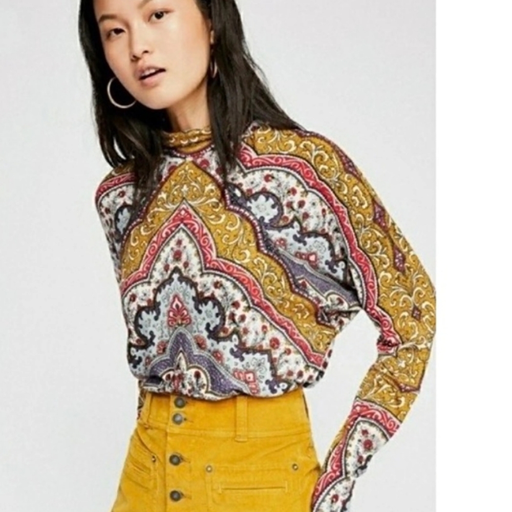 Free People paisley top